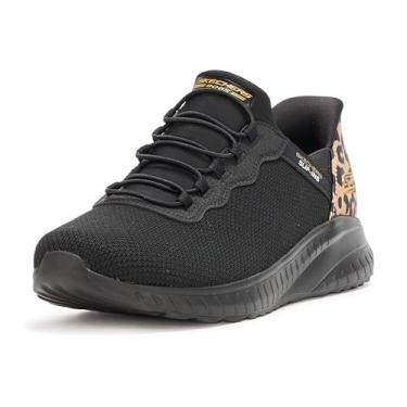 Imagem de Skechers Tênis feminino Hands Free: Bobs Sport Squad Chaos-Seize The Hour, Preto/preto, 7 Wide