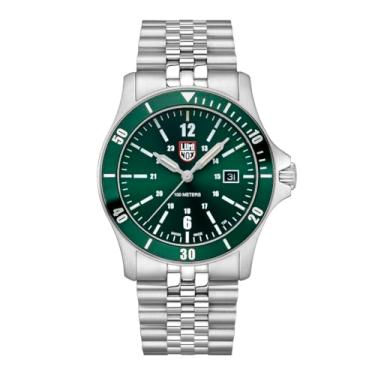 Imagem de Luminox - Relógio masculino - temporizador esportivo série 0910 42 mm - relógio esportivo masculino - quartzo suíço - resistente à água 100 m - cristal de safira antirreflexo - caixa de aço inoxidável