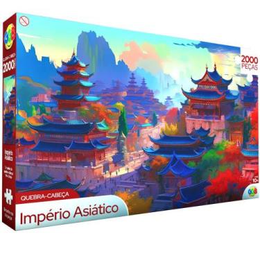Imagem de Quebra Cabeça 2000 Peças Imperio Asiatico - GGB Brinquedos