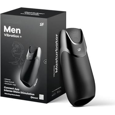 Imagem de Masturbador Masculino SF Men Vibration+ Connect App – Estimulação de Glande – Controle por App – Silicone Médico – Impermeável – Recarregável USB