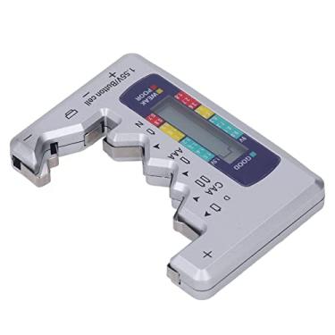 Imagem de Testador de Bateria Digital ABS LCD Screen Button Cell Battery Verificador de Bateria de 1,5V de 9V Portátil Compacto Portátil Conveniente Durável Durável Vida de Serviço Longo