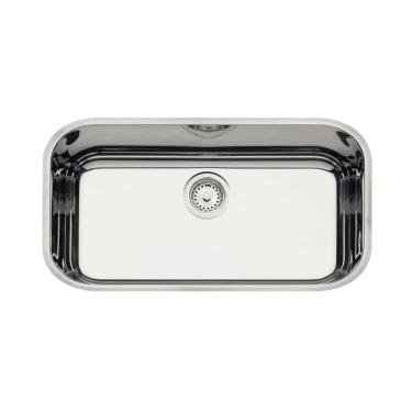 Imagem de Cuba Embutir Tramontina Lavínia 56 BL Inox Alto Brilho 56x34 94024206	