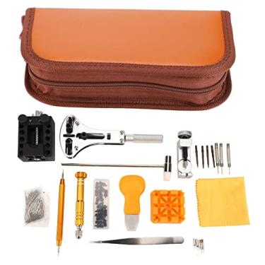 Imagem de Mbeysaq Conjunto de ferramentas de reparo de relógio de 150 peças – abridor de caixa, substituição de bateria, ajuste de pulseira, kit de manutenção profissional de relógio