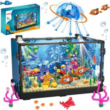 Imagem de Blocos de montar 725 peças Brinquedo Educativo Infantil de Encaixar co