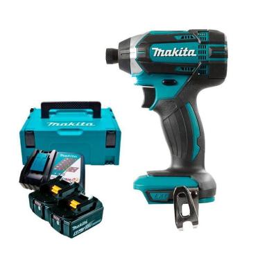 Imagem de Parafusadeira Impacto 1/4 2 Baterias Bl1850B 5A 18V Lxt E