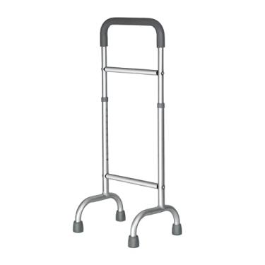 Imagem de Bengala de caminhada de alumínio, leve (1 kg), altura ajustável de 80 a 99 cm, ferramenta de auxílio de recuperação corporal, estabilidade aprimorada e antiderrapante, adequada para idosos com