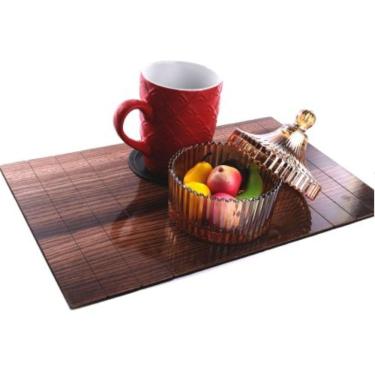 Imagem de Porta Copo Esteira Para Sofá Madeira Individual