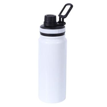 Imagem de Garrafa Térmica Água Squeeze Inox Academia Quente Frio 600ml
