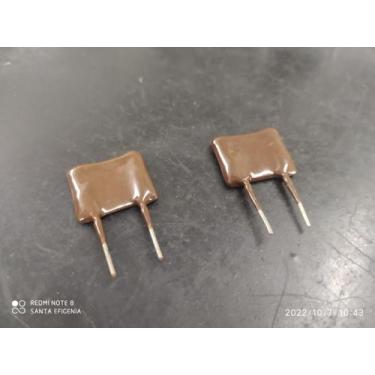 Imagem de 1x Capacitor Mica Prata 4,8nf/500v = 4k8/500v 5% S/Marcação - Icl