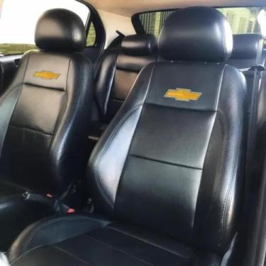 Imagem de Capa banco Original couro chevrolet  Agile 100% impermeavel - couro 10