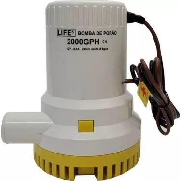 Imagem de Bomba De Porão Submersível 2000gph 12v 7.560 Lts Hora Lifek, 2000GPH