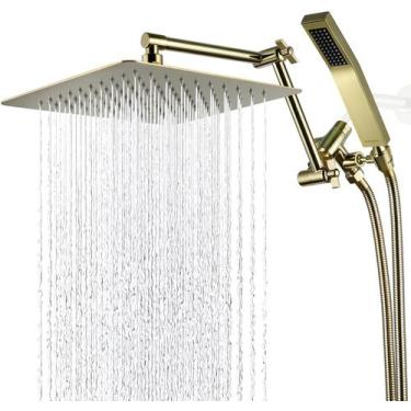 Imagem de Cabeça de chuveiro Combo G-Promise 25 cm Rainfall com spray portátil