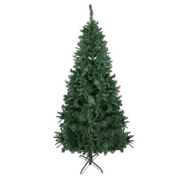 Imagem de Árvore De Natal 1,80m 650 Galhos Cheia Com Pé De Metal - Lugui Commerc
