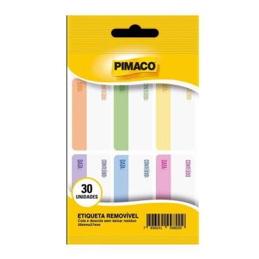 Imagem de Etiqueta removível Pouch REM5027 com 30 unidades Pimaco