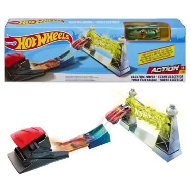 Imagem de Hot Wheels Pistas de Acrobacias Torre Eletrica Mattel FTH79