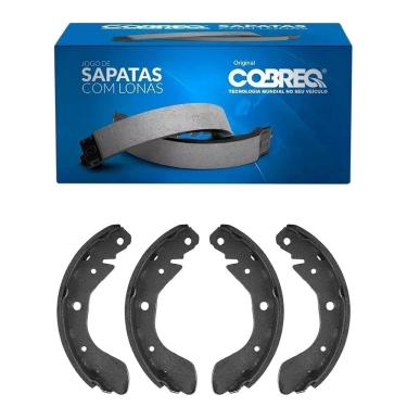 Imagem de Sapata Lona Freio Traseiro Chevrolet Onix Prisma 1.0 1.4 8v