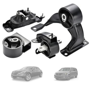 Imagem de Conjunto de montagem de motor e transmissão de 4 peças FIT 2011–2020 Grand Caravan, 2011–2016 Town & Country, 2011–2014 Routan – Substitui A5665 A5480 A5589 A5577