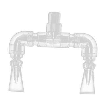 Imagem de ShengQuanHao Kit de Encanamento para Aquário, Bicos de Saída, Acrílico, Transparente, Encaixe de Encanamento de Retorno, Kit de Retorno de Saída de água Faça Você, Diâmetro Interno 25