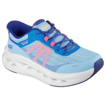Imagem de Skechers Tênis feminino Max Cushioning Glide -Step Aberdeen, azul, 35 BR