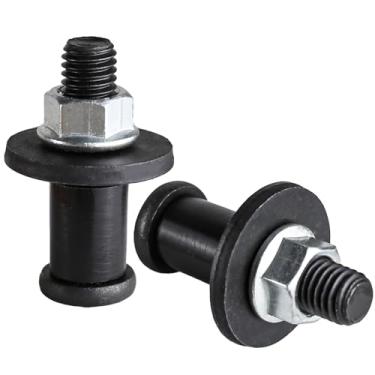 Imagem de Hbxdeco 2 peças de parafusos de ataque de porta traseira 38427, parafusos de trava de porta traseira de aço inoxidável com porcas substituir OEM #11570162, compatível com Silverado Escalade Avalanche