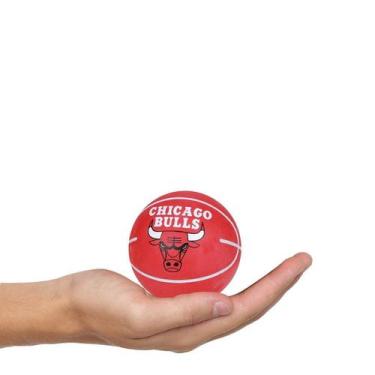Imagem de Mini Bola Basquete NBA Wilson Chicago Bulls, Vermelho, Único
