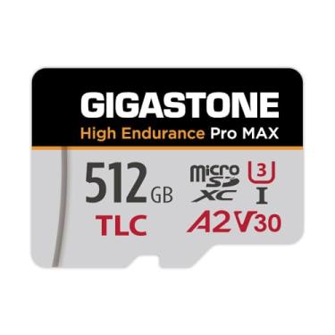 Imagem de [Recuperação de dados gratuita de 5 anos] Cartão micro SD GIGASTONE 512GB, série Pro MAX de alta resistência, velocidade de até 160 MB/s, compatível com REDTIGER Rove VIOFO VANTRUE PRUVEEO Dash Cam,