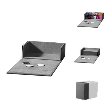 Imagem de Mage Tech Backpack Token Box (Adventurer Module) - Snap-On Back Panel - Built-in Life Tracker - Holds 30+ Counter Dice or Double-Sleeved Cards - MTG Commander/EDH & More (2. Artifact (Black/Grey))