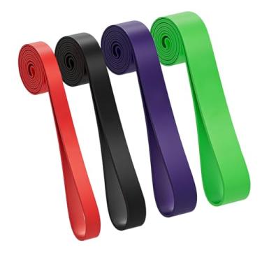 Imagem de Kit 4 Elastico para Exercicio de Musculacao - Faixa Super Band para Exercicio Crossfit Academia