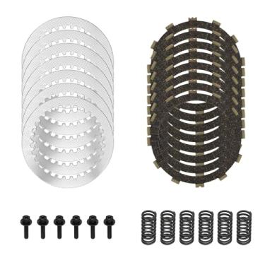 Imagem de JAVIK Parafuso de mola de placas de aço de fricção de embreagem para Yamaha YZ250 2002-2024 YZ250F2 2015 O.E.M# 3XK-16321-00-00 4X7-16325-00-00