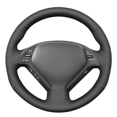 Imagem de MEWANT Capa de volante para Infiniti G35 G37 G25 2007-2013 EX35 EX37 2008-2013 Q40 Q60 QX50 para Infiniti G37 Acessórios Envoltório de volante