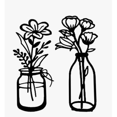 Imagem de Arranjo de Flores - Genérico, Preto