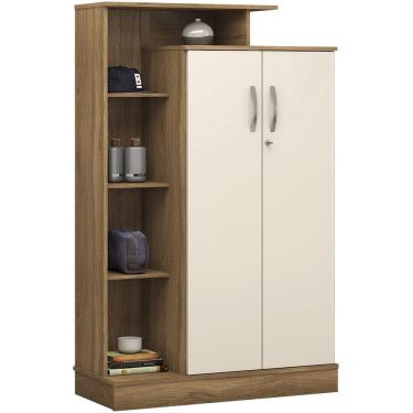 Imagem de Armario Multiuso 2 Portas Com Chave 20220 Amendola Off White Demobile