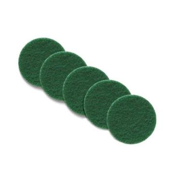 Imagem de Kit 5 discos pad verde 440mm lavadora piso karcher