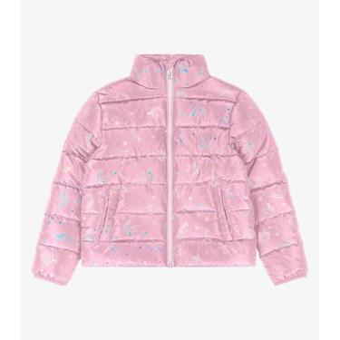 Imagem de Jaqueta Puffer Infantil Feminina Trick Nick Rosa, 8, Rosa