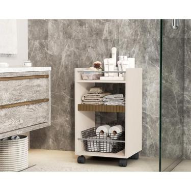 Imagem de Prateleira Multiuso Organizador Amon Cor Perola Comprar