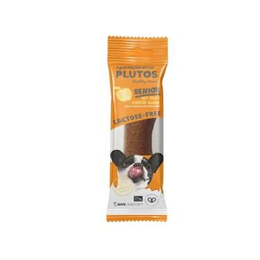 Imagem de Mordedor Natural Cães Plutos Senior Queijo Maça E Krill 60g