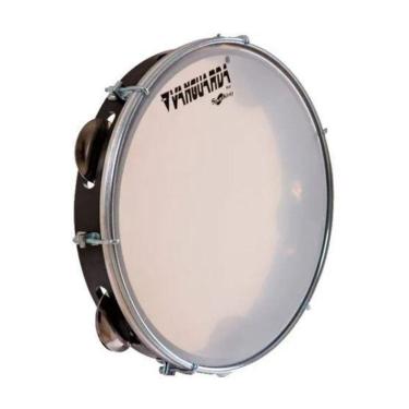 Imagem de Pandeiro Vanguarda 10 Abs Preto Pele Leitosa