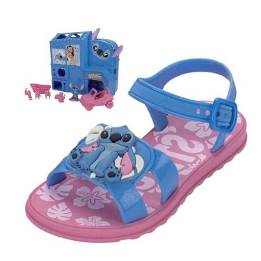Imagem de Sandália Infantil Menina macio Leve Casual Pet Shop Stitch