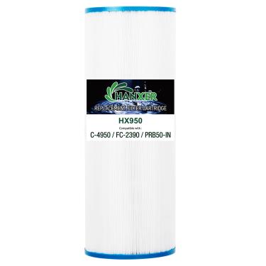 Imagem de HANXER PRB50-IN Cartucho de filtro de spa compatível com C-4950, 413-212-02, Filbur FC-2390, 03FIL1600, 17-2380, J200 Series, SD-00201, SD-00455, 40506, filtro de banheira de hidromassagem de 50