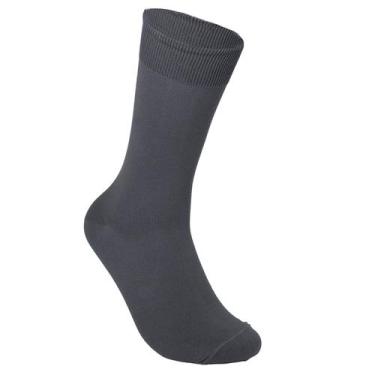 Imagem de Meia Masculina Oficina Reserva Modal Basica Social Cano Alto Confortáv