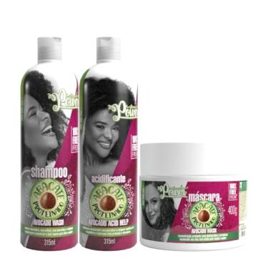 Imagem de Soul Power Abacate Proteinado Sh 315ml + Masc 400ml + Acid 315ml -