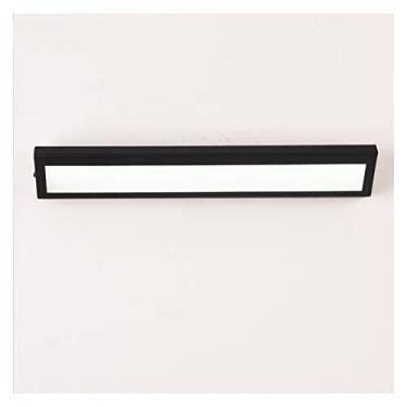 Imagem de Arandela moderna, luminária de parede, decoração interna 5W 8W 11W LED luminária de parede estudo luz de leitura moderna simples luzes de quarto com interruptor (preto 5w 260mm, branco quent