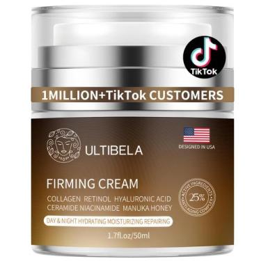 Imagem de Creme de pescoço ULTIBELA Tighten and Lift com Retinol 50mL anti-envel