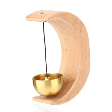 Imagem de Sino Loja Magnético para Abertura Porta, Forma Lua Sino Porta Lojistas Alerta Entrada Simples para Loja Casa Cafeteria Varanda Presente Housewarming