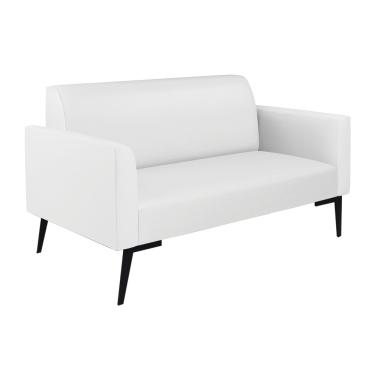 Imagem de Sofá Namoradeira Pés Villach Marisa Corino Branco D03 - D'Rossi
