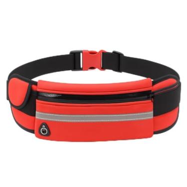 Imagem de Pochete Impermeável, Perfeita Para Corridas Diárias e Noturnas, Slim, Ajustável (Vermelho)
