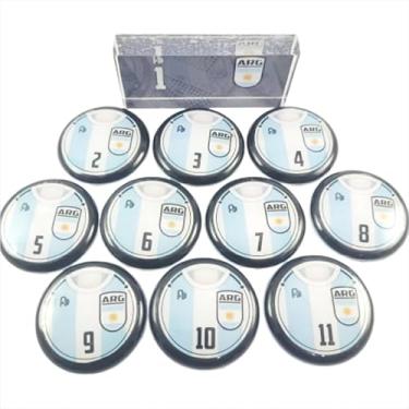 Imagem de Time De Futebol De Botão - Vidrilha 45mm - Argentina