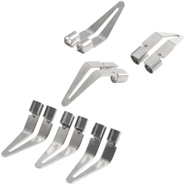 Imagem de Pacote com 6 unidades de cabeça de ponta de alisamento de soldador de plástico YehVeh raspador de ponta triangular de ferro mais suave para pistola de solda de plástico de 100 W, máquina de solda a