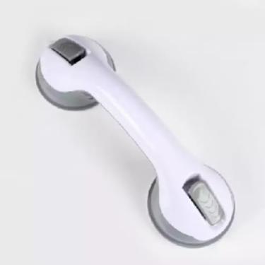 Imagem de Barra de Apoio Multiuso com Ventosa em Plástico - Segurança e Estabilidade sem Furos.