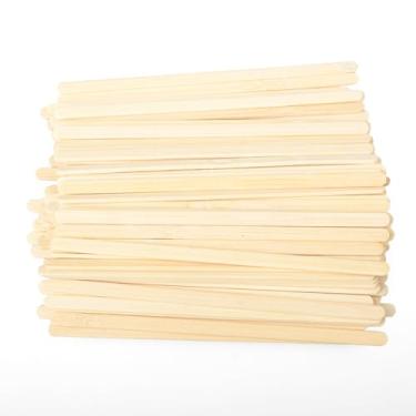 Imagem de Agitador de café de bambu de 1000 unidades - Palitos de madeira descartáveis de 18 cm de comprimento para café e coquetéis - Misturadores de bebidas suaves e sem lascas - Ideal para cafés, bares e